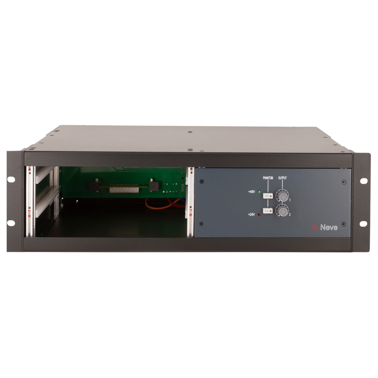 AMS Neve 1073/1084 3U Rack with PSU (Empty) houses up to 2 x 1073/1084/2264A modules horizontally
