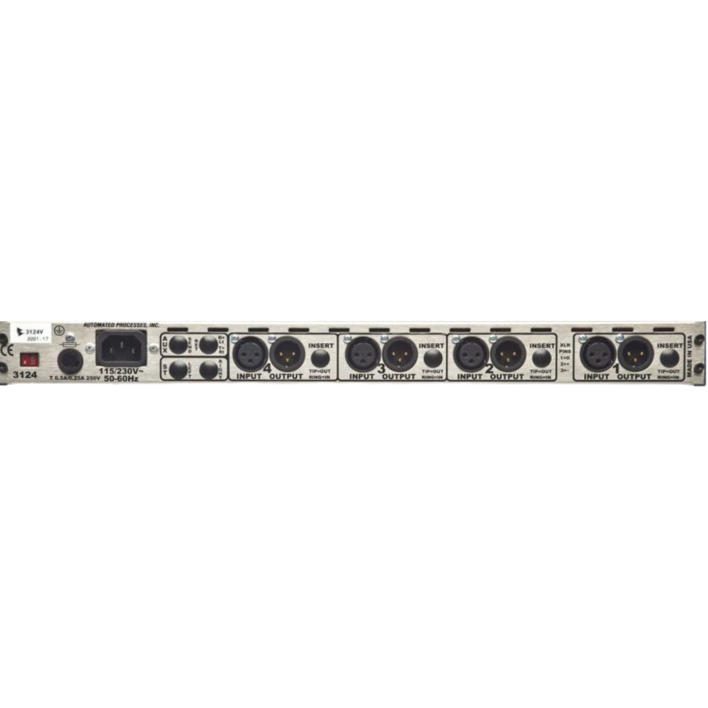 API 3124V Discrete 4-Channel Mic/Line Pre