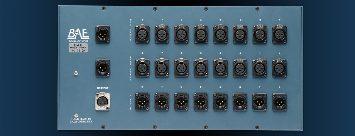BAE 8CM - 8 Channel Mixer