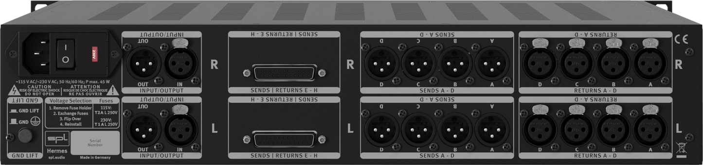 SPL Hermes Mastering Router with dual Parallel Mix