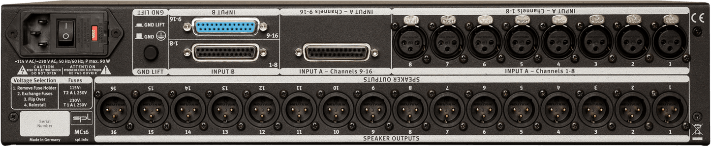 SPL MC16 16-Channel Mastering Monitor Controller
