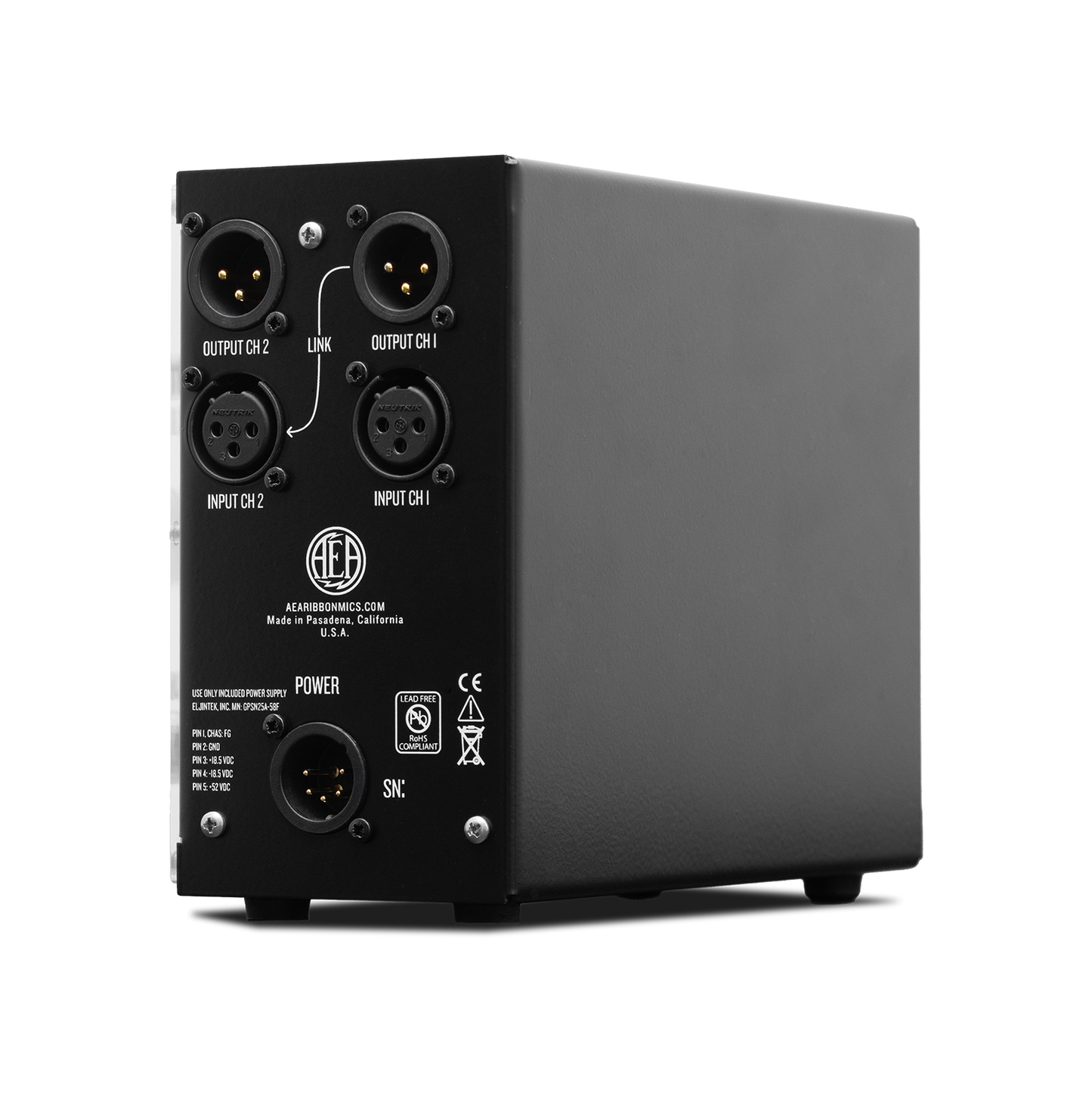 AEA Snaqbox™ Two-Channel 500-Series Chassis