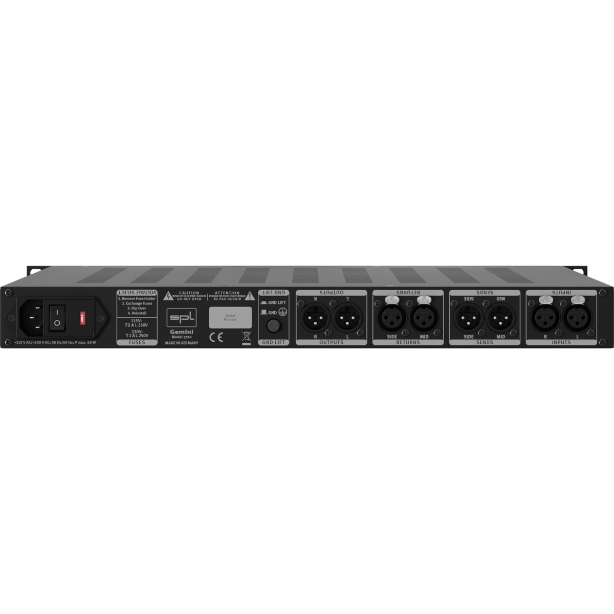 SPL Gemini Mastering M/S Processor