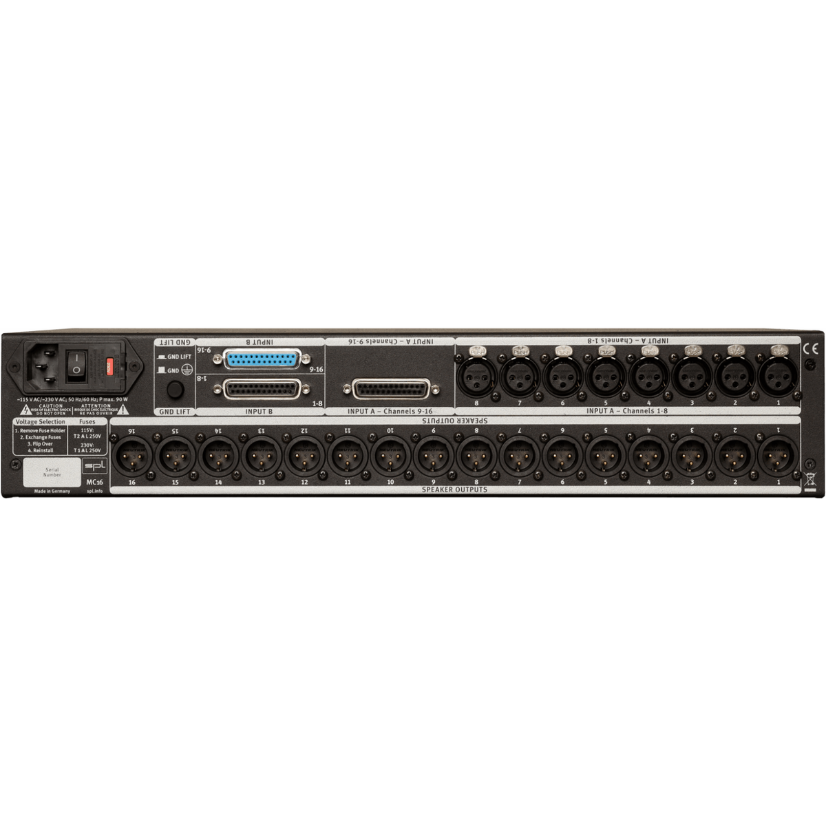 SPL MC16 16-Channel Mastering Monitor Controller