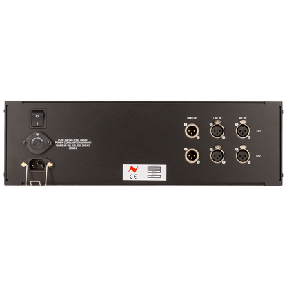 AMS Neve 1073/1084 3U Rack with PSU (Empty) houses up to 2 x 1073/1084/2264A modules horizontally