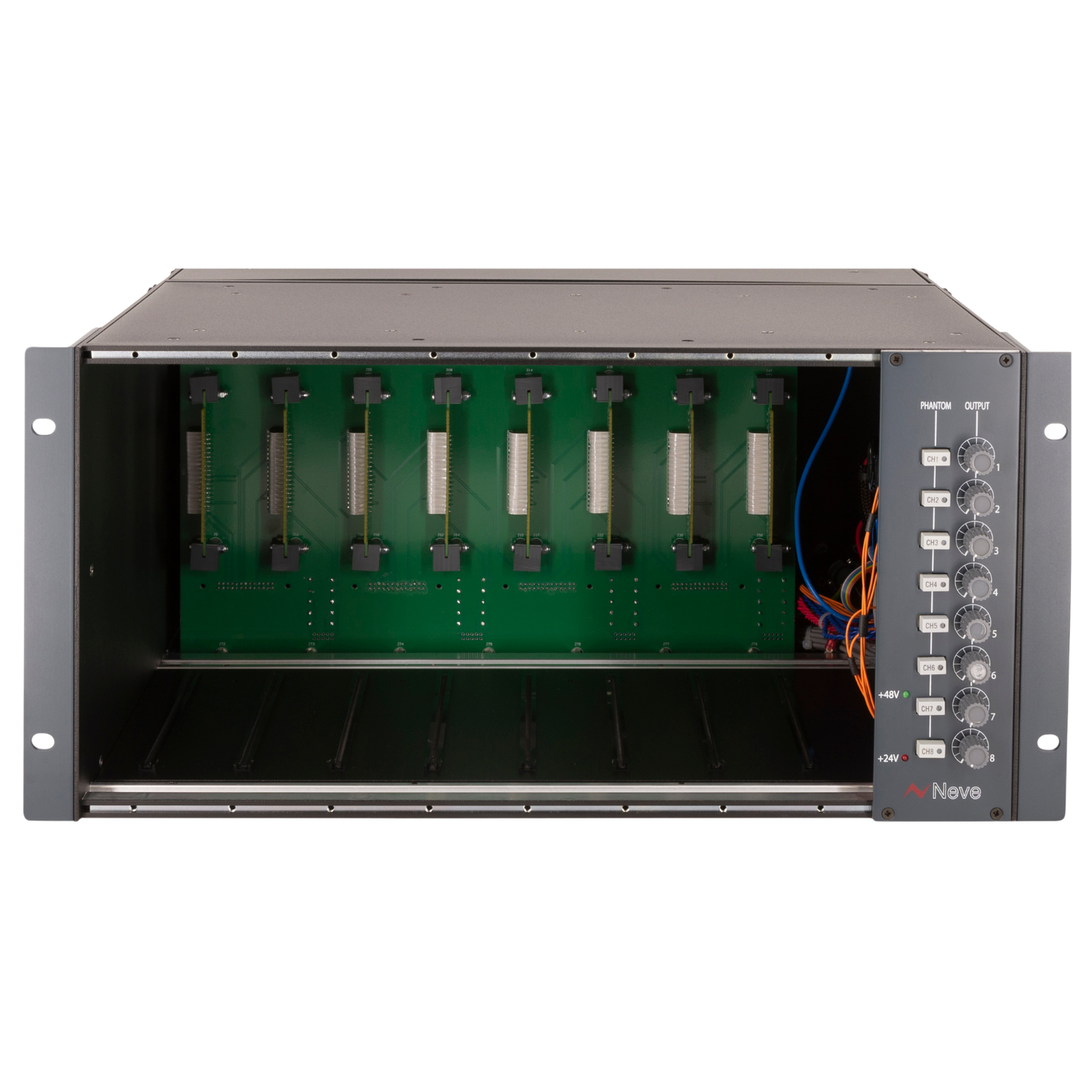 AMS Neve 1073/1084 5U Rack with PSU (Empty) houses up to 8 x 1073/1084/2264A modules vertically
