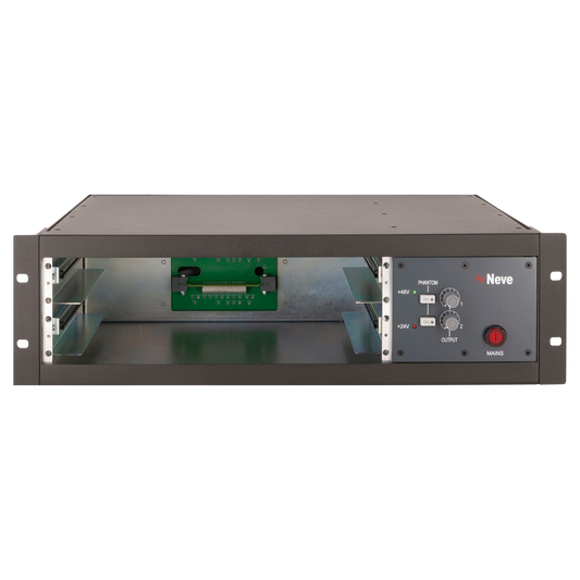 AMS Neve 1081 3U rack with PSU (empty) houses up to 2 x 1081 modules horizontally
