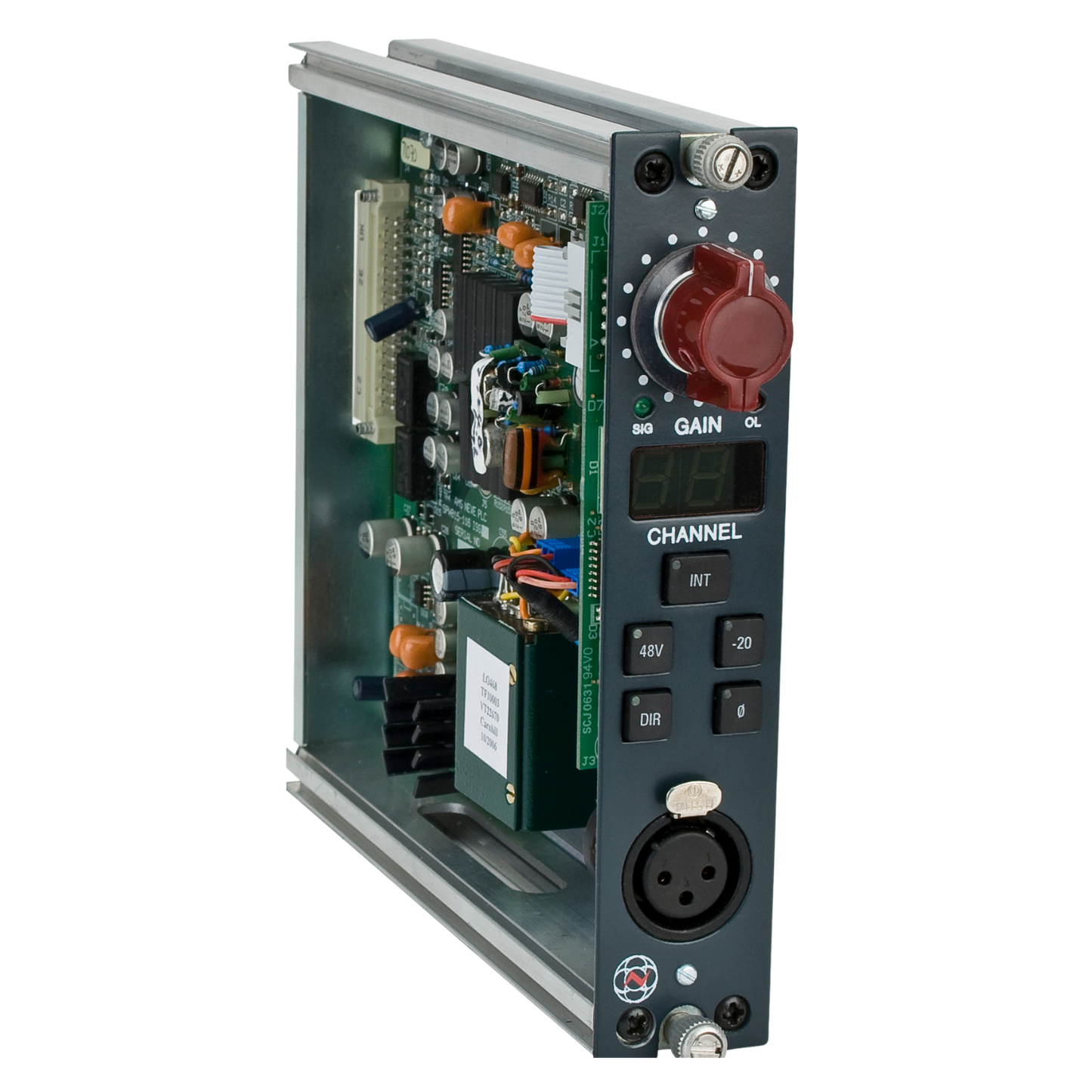 AMS Neve 1081R Mono Mic Pre module - AIR (RED)