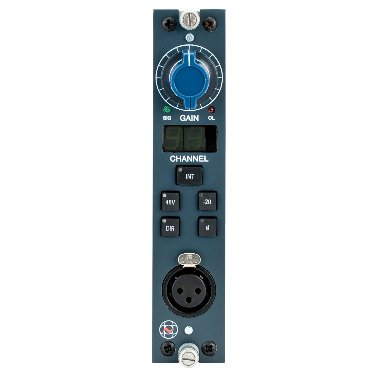 AMS Neve 1081R Mono Mic Pre module - AIR (BLUE)