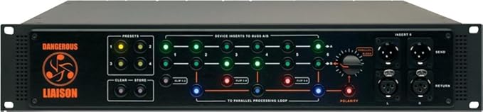 Dangerous Music LIAISON 2 x 2-channel Bus, 6 x 2-channel Insert Signal-routing Matrix