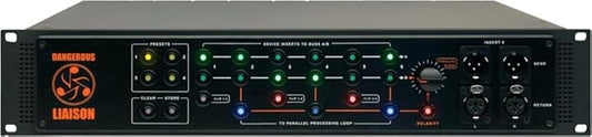 Dangerous Music LIAISON 2 x 2-channel Bus, 6 x 2-channel Insert Signal-routing Matrix