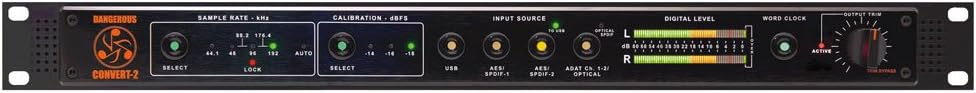 Dangerous Music CONVERT-2 Stereo D/A Converter and Monitor Controller