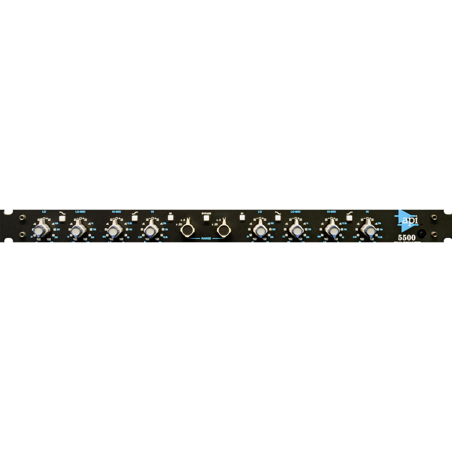 API 5500 Stereo/Dual Mono 550 EQs with Range Switch