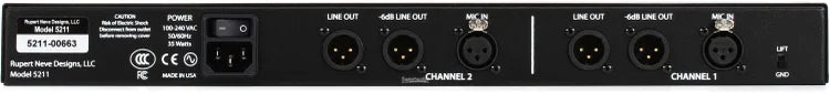 Rupert Neve Designs 5211 2-Channel Mic Preamp