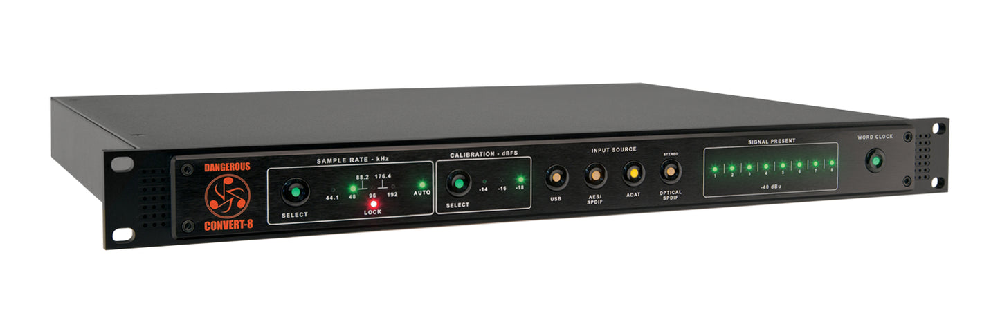 Dangerous Music CONVERT-8 8-channel D/A Converter and Monitor Controller