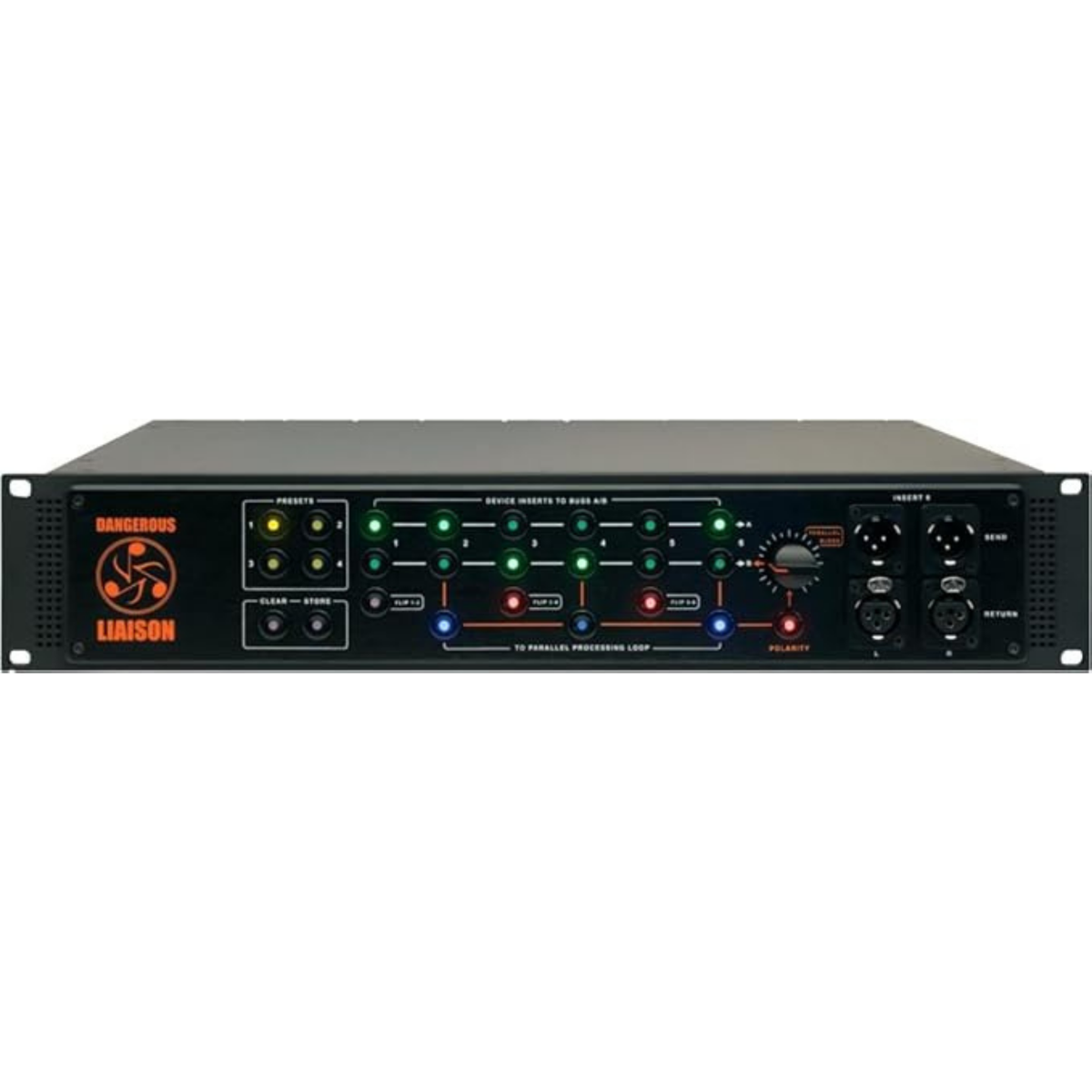 Dangerous Music LIAISON 2 x 2-channel Bus, 6 x 2-channel Insert Signal-routing Matrix