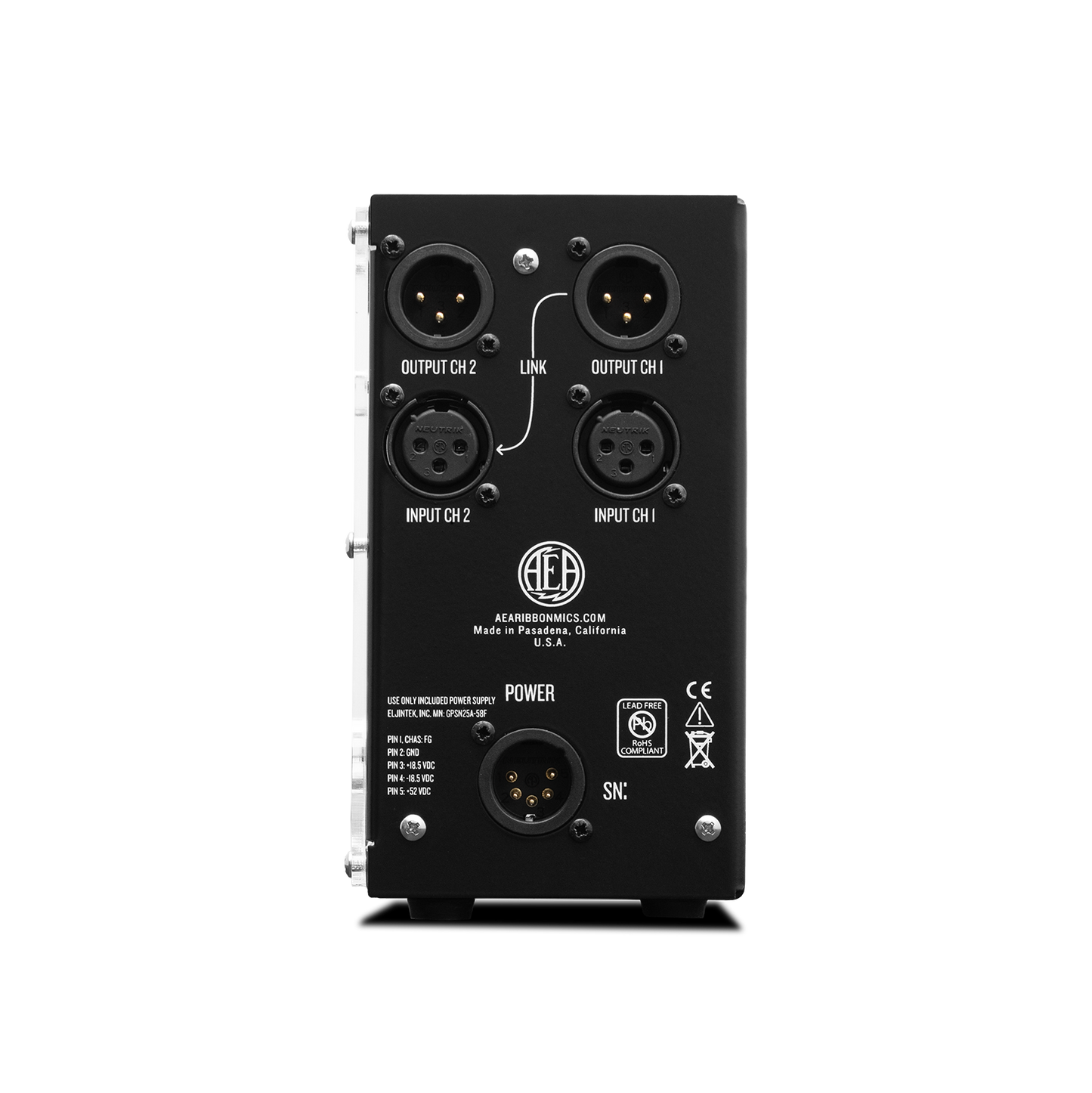 AEA Snaqbox™ Two-Channel 500-Series Chassis