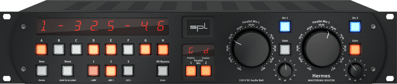 Hermes Mastering Router with dual Parallel Mix