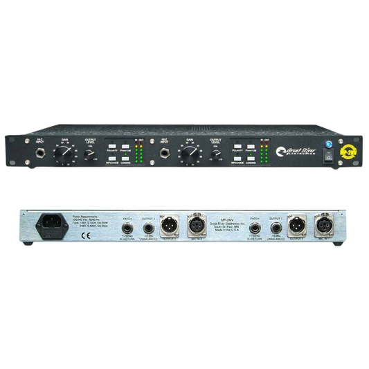 Great River MP-2NV 2-channel Mic/Instrument Preamp