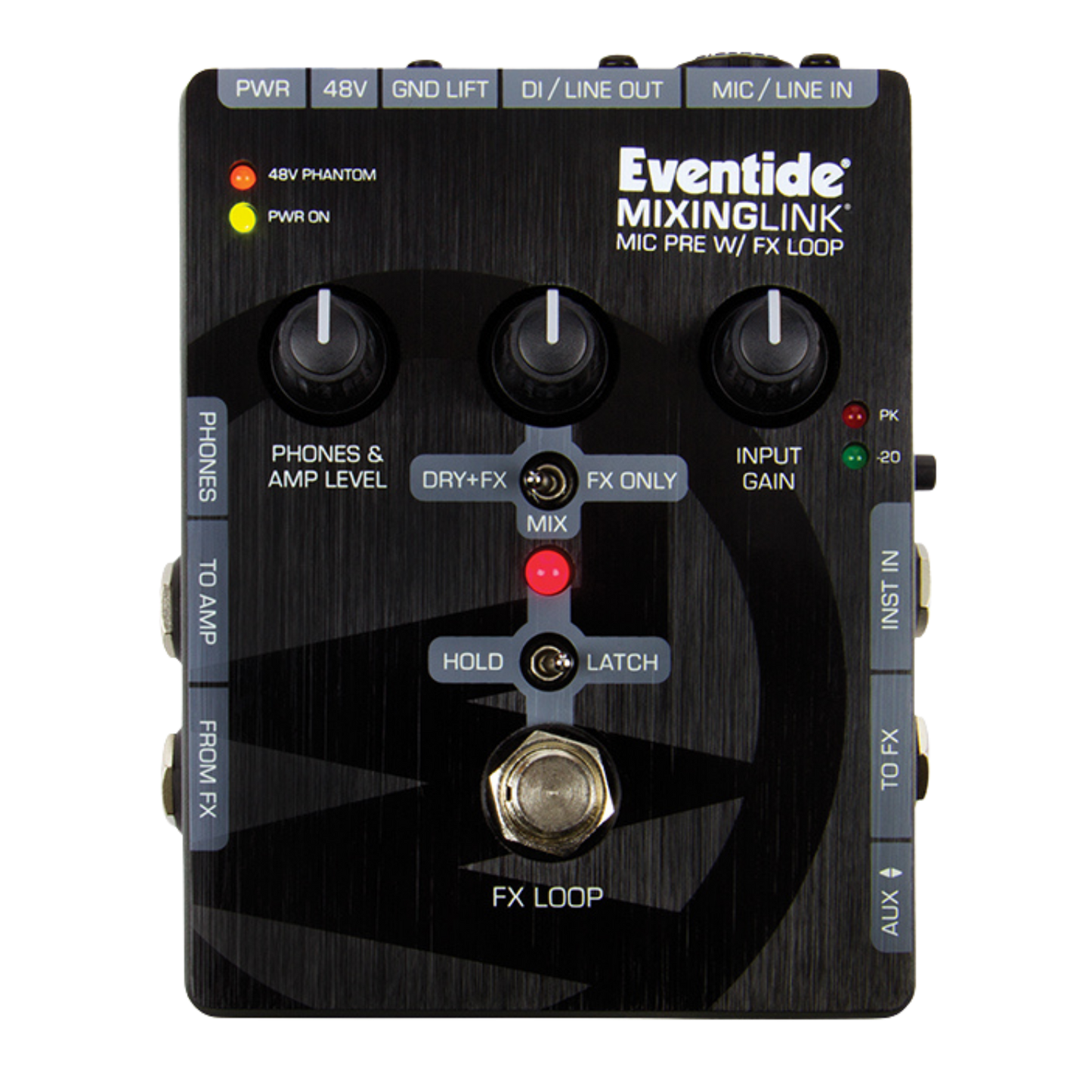 Eventide Mixing Link Microphone Preamplifier and FX Loop Pedal
