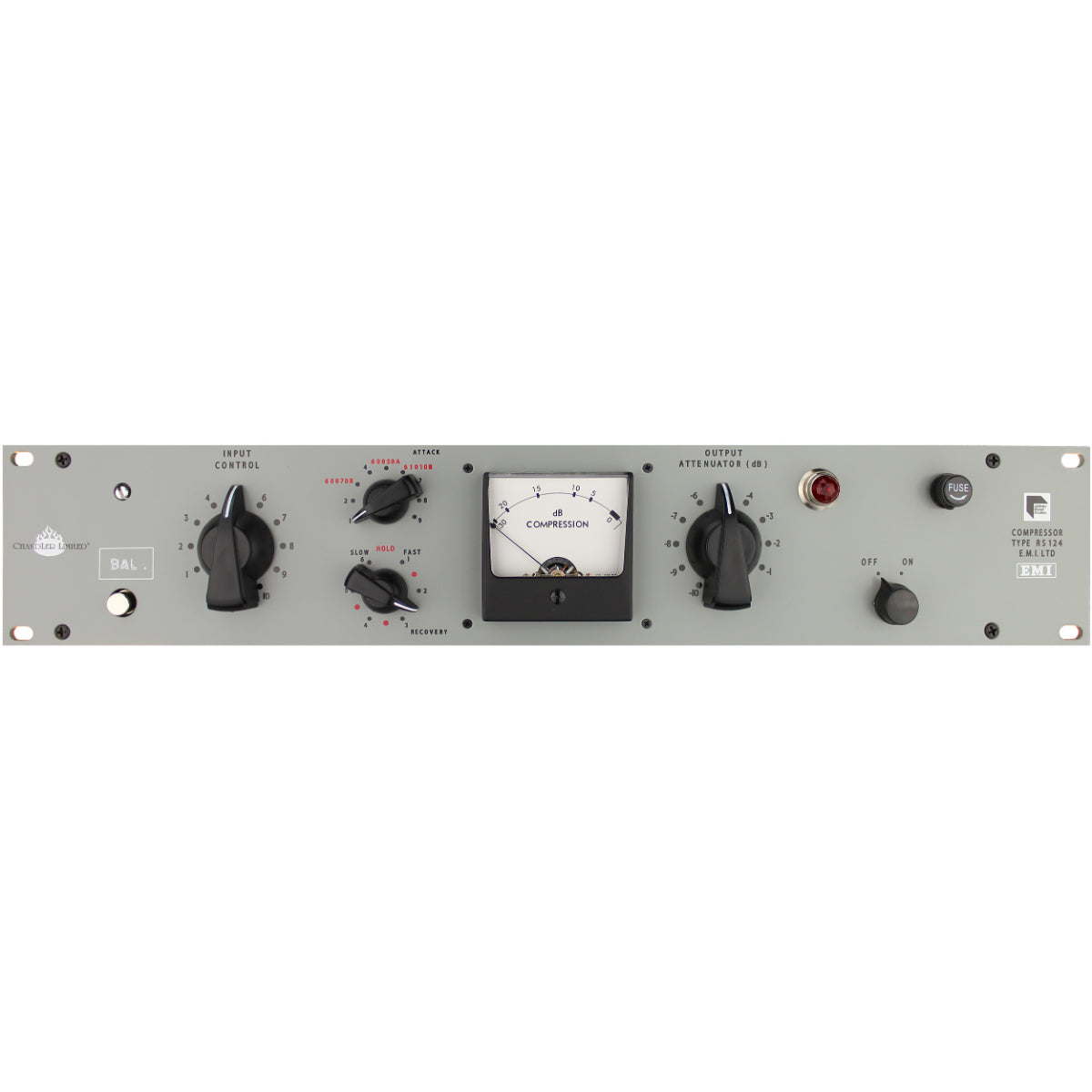Chandler LTD RS124 Mastering Compressor w Stepped I/O Switches