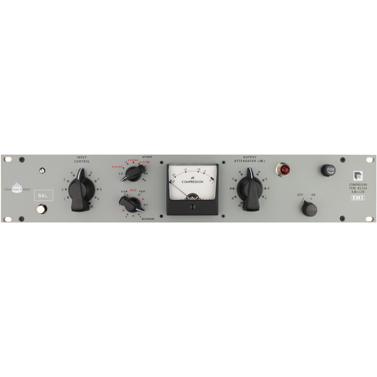 Chandler LTD RS124 Mastering Compressor w Stepped I/O Switches