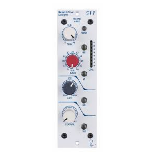 Rupert Neve Designs 511 Mic Pre with Sweepable HPF, Variable Silk