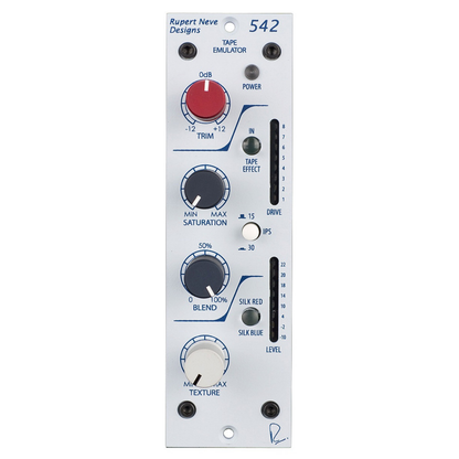 Rupert Neve Designs 542 "True Tape" Emulation with Variable Silk, Soft-Clip