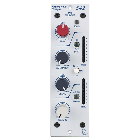 Rupert Neve Designs 542 "True Tape" Emulation with Variable Silk, Soft-Clip