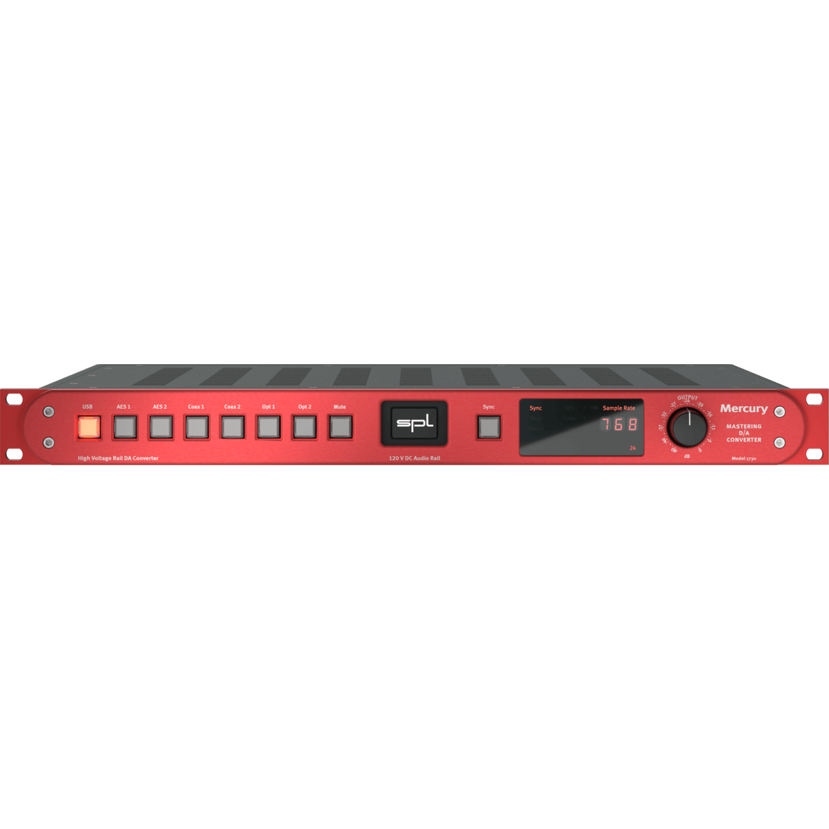 SPL Mercury Mastering D-A Converter with Monitor Control
