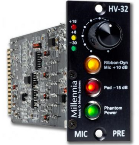HV-32 Single Channel API 200-Rack Microphone Preamp