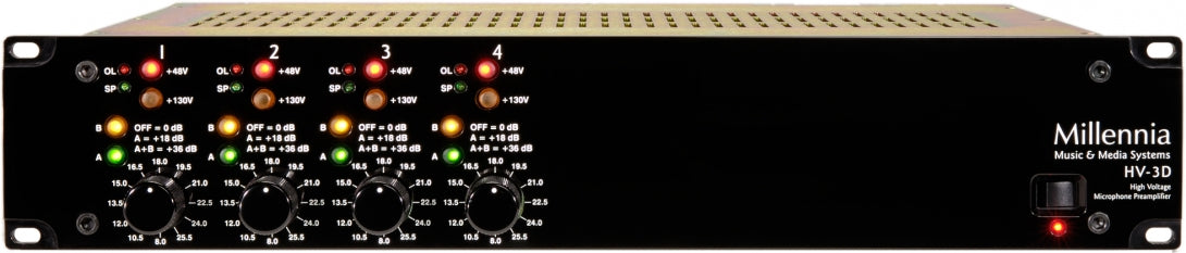 HV-3D-4 Four Channel Microphone Preamplifier