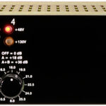 HV-3D-4 Four Channel Microphone Preamplifier
